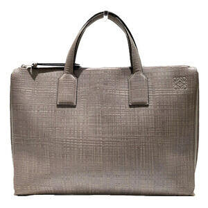 Loewe Goya Simple Briefcase, Anagram Pattern, Calfskin, 337.62.S50